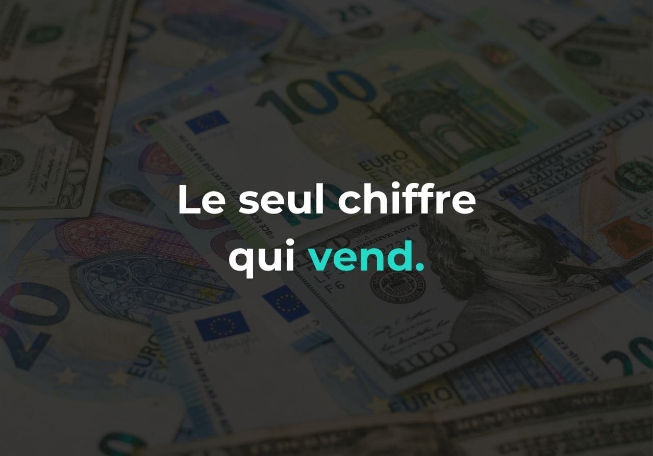 texte le seul chiffre qui vend.